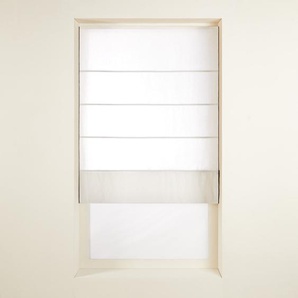 Raffrollo Carlina Halbtransparent