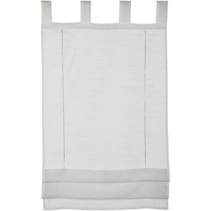 Raffrollo Voile Schlaufen Weiß