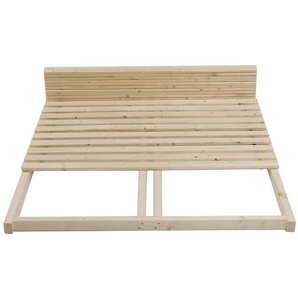 Rahmen inkl Rollrost bis 300Kg Breite 200 cm Länge 200 cm Naturholz pur ohne Chemie