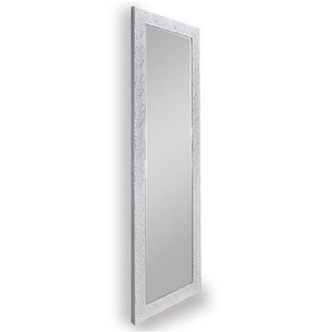 Rahmenspiegel Amy, weiß/chromfarbig, 50 x 150 cm
