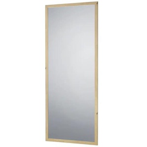 Spiegel - holzfarben - Glas,Aluminium,Holzwerkstoff - 66 cm - 166 cm - cm 1,8 | Möbel Kraft