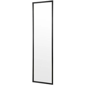 Rahmenspiegel | schwarz | Glas,Aluminium,Kunststoff | 34 cm | 125 cm | cm 1,5 |