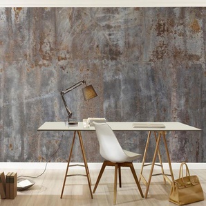 Rasch Fototapete Factory III, glatt, Metall-Effekte, gemustert, (1 St)