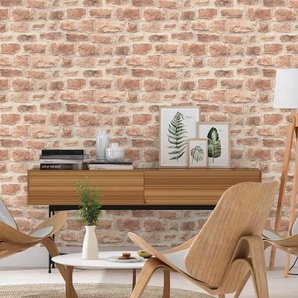 RASCH Vinyltapete b.b home passion VI Tapeten Gr. B/L: 0,53 m x 10,05 m, Rollen: 1 St., beige Steintapeten