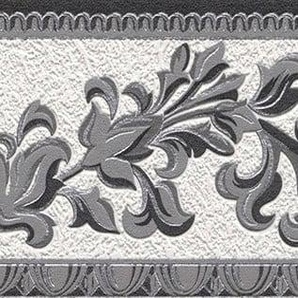 Rasch Vliesborte 577051 ornament grau 5 x 0,17 m GLO769055390