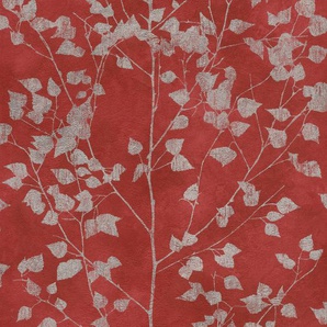 RASCH Vliestapete Finca Tapeten Gr. B/L: 0,53 m x 10,05 m, Rollen: 1 St., rot Vliestapeten Tapeten