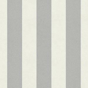 RASCH Vliestapete GLAM Tapeten Gr. B/L: 0,53 m x 10,05 m, Rollen: 1 St., silberfarben Vliestapeten Tapeten
