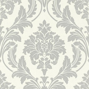 RASCH Vliestapete GLAM Tapeten Gr. B/L: 0,53 m x 10,05 m, Rollen: 1 St., silberfarben Tapeten mit Ornamenten