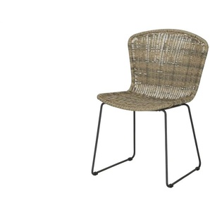 Rattanstuhl  Jonna ¦ braun ¦ Maße (cm): B: 53 H: 83 T: 60.0