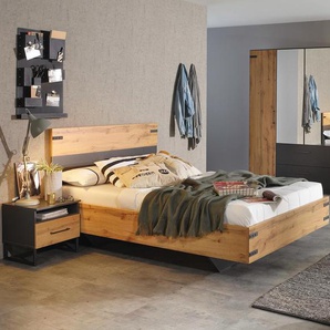 Bett »Butte« - grau -