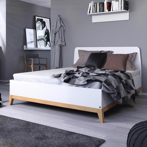 Bett »Carlsson« - braun - Holz -