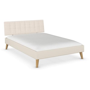 rauch Bett »Mavi-Extra« mit Polsterkopfteil, 140 cm Liegefläche, beige/champagner
