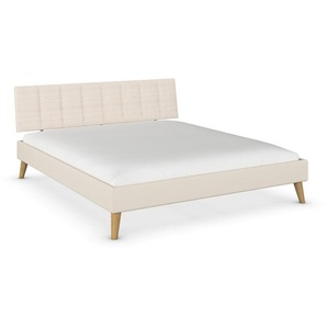 rauch Bett »Mavi-Extra« mit Polsterkopfteil, 180 cm Liegefläche, beige/champagner