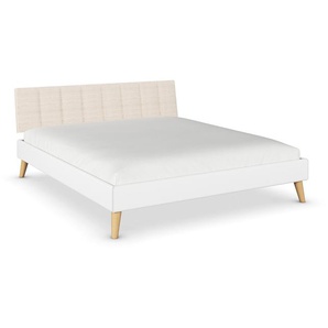 rauch Bett »Mavi-Extra« mit Polsterkopfteil,180 cm Liegefläche, weiß