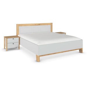 rauch Bett mit 2 Nachttischen »Credo«, 180 cm, seidengrau