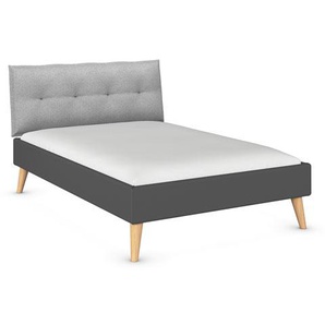 rauch Bett »Skandi«, 140 x 200 cm, grau metallic