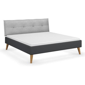 rauch Bett »Skandi«, 180 x 200 cm, grau metallic