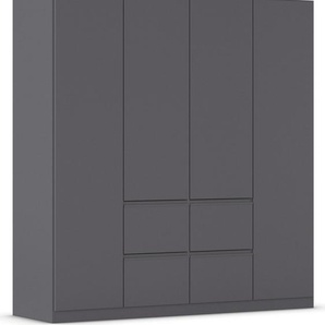 rauch Drehtürenschrank Kleiderschrank Schrank Garderobe Wäscheschrank BRISTOL in 2 Breiten grifflose Front mit Push-to-Open Funktion in 2 Breiten MADE IN GERMANY