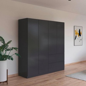 rauch Drehtürenschrank Costa mit Schubkästen, grifflose Front mit Push-to-Open Funktion