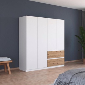rauch Drehtürenschrank Costa mit Schubkästen, grifflose Front mit Push-to-Open Funktion