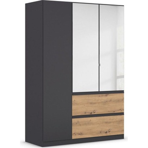 rauch Drehtürenschrank Costa Schubkästen und Spiegeltüren, grifflose Front, Push-to-Open Funktion
