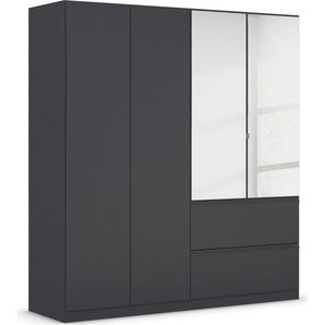rauch Drehtürenschrank Costa Schubkästen und Spiegeltüren, grifflose Front, Push-to-Open Funktion