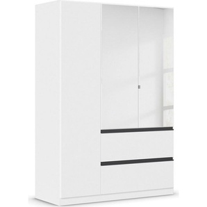 rauch Drehtürenschrank Costa Schubkästen und Spiegeltüren, grifflose Front, Push-to-Open Funktion