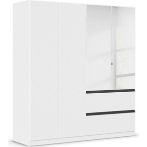 rauch Drehtürenschrank Costa Schubkästen und Spiegeltüren, grifflose Front, Push-to-Open Funktion