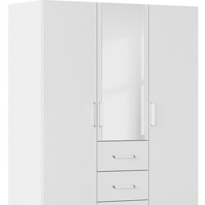 rauch Drehtürenschrank Kleiderschrank Schrank Garderobe Schlafzimmerschrank EVELYN (in 2 Höhen 197 oder 210 cm erhältlich) in elegantem Stil mit Schubladen 3 Breiten und 2 Höhen MADE IN GERMANY