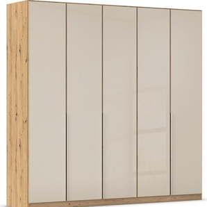 rauch Drehtürenschrank Kleiderschrank Kleiderschränke Schrank Garderobe AGORDO mit Glasfront (in zwei Griff-Farben) durchdachte Innenausstattung, in 6 Breiten und 2 Höhen MADE IN GERMANY