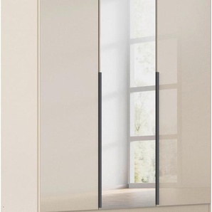 rauch Drehtürenschrank Kleiderschrank Kleiderschränke Schrank Garderobe AGORDO mit Glasfront (in zwei Griff-Farben) durchdachte Innenausstattung, in 6 Breiten und 2 Höhen MADE IN GERMANY