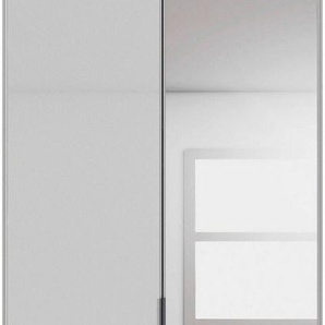 rauch Drehtürenschrank Kleiderschrank Kleiderschränke Schrank Garderobe AGORDO mit Glasfront (in zwei Griff-Farben) durchdachte Innenausstattung, in 6 Breiten und 2 Höhen MADE IN GERMANY