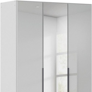 rauch Drehtürenschrank Kleiderschrank Kleiderschränke Schrank Garderobe AGORDO mit Glasfront (in zwei Griff-Farben mit Glasfront) mit Außenschubkästen, in 6 Breiten und 2 Höhen MADE IN GERMANY