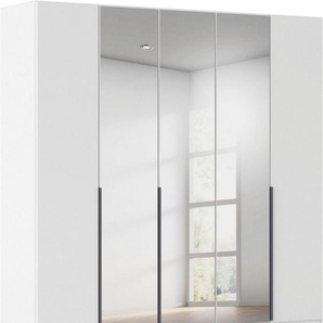 rauch Drehtürenschrank Kleiderschrank Schrank Garderobe AGORDO mit Dekor- oder Hochglanzfront (in zwei Griff-Farben) durchdachte Innenausstattung, in 6 Breiten und 2 Höhen MADE IN GERMANY