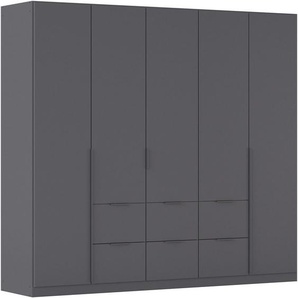 rauch Drehtürenschrank Kleiderschrank Schrank Garderobe AGORDO mit Dekor- oder Hochglanzfront (in zwei Griff-Farben mit Dekor- oder Hochglanzfront) mit Außenschubkästen, in 6 Breiten und 2 Höhen MADE IN GERMANY