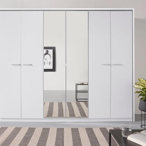 rauch Drehtürenschrank Oteli mit Mittelspiegel und Passepartout optional mit Beleuchtung
