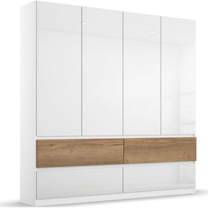 rauch Drehtürenschrank Winnipeg grifflose Front, Schubkästen m. Griffmulde, auch mit Beleuchtung