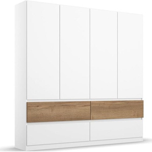 rauch Drehtürenschrank Winnipeg grifflose Front, Schubkästen m. Griffmulde, auch mit Beleuchtung