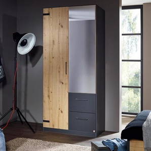 Drehtürenschrank »Butte« - grau -
