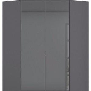 rauch Eckkleiderschrank Agordo (in zwei Griff-Farben) mit Glastüren, voll ausgestattet mit viel Stauraum MADE IN GERMANY