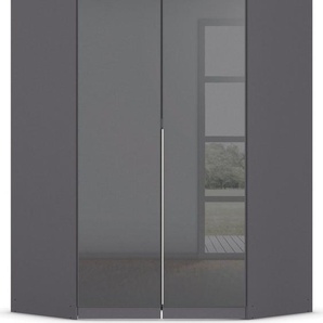 rauch Eckkleiderschrank Agordo (in zwei Griff-Farben) mit Glastüren, voll ausgestattet mit viel Stauraum MADE IN GERMANY