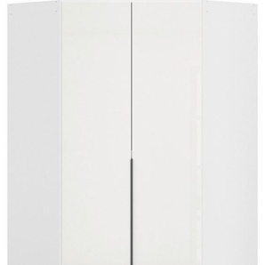 rauch Eckkleiderschrank Kleiderschrank Schrank Ankleidezimmer Schlafzimmer Garderobe AGORDO (in zwei Griff-Farben) mit Glastüren, voll ausgestattet mit viel Stauraum MADE IN GERMANY