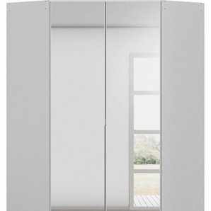 rauch Eckkleiderschrank Agordo (in zwei Griff-Farben) mit Spiegeltüren, voll ausgestattet mit viel Stauraum MADE IN GERMANY