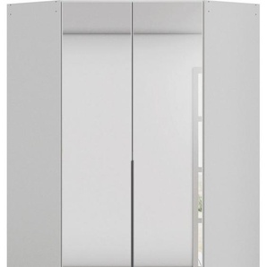 rauch Eckkleiderschrank Agordo (in zwei Griff-Farben) mit Spiegeltüren, voll ausgestattet mit viel Stauraum MADE IN GERMANY