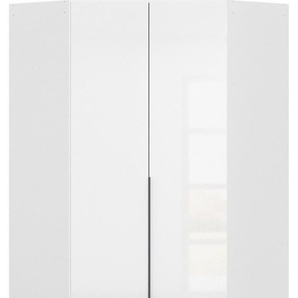 rauch Eckkleiderschrank Kleiderschrank Schrank Ankleidezimmer Schlafzimmer Garderobe AGORDO (in zwei Griff-Farben) voll ausgestattet mit viel Stauraum MADE IN GERMANY
