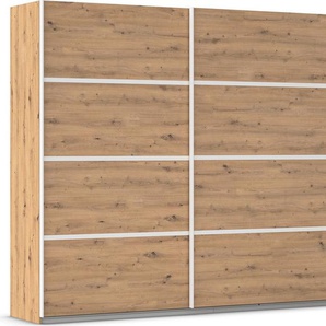 rauch Kleiderschrank Schwebetürenschrank ´s Choice Garderobe Schrank TOP ANGEBOT Avola (in 3 verschiedenen Ausstattungen BASIC/CLASSIC/PREMIUM) mit eleganten Zierleisten in Chrom, Schwarz oder Weiß MADE IN GERMANY