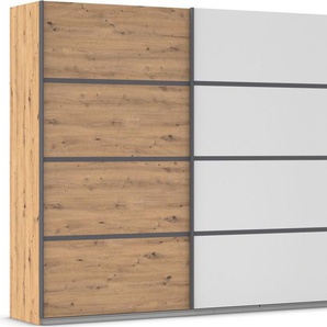 rauch Kleiderschrank Schwebetürenschrank ´s Choice Garderobe Schrank TOP ANGEBOT Avola (in 3 verschiedenen Ausstattungen BASIC/CLASSIC/PREMIUM) mit eleganten Zierleisten in Chrom, Schwarz oder Weiß MADE IN GERMANY