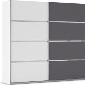 rauch Kleiderschrank Schwebetürenschrank ´s Choice Garderobe Schrank TOP ANGEBOT Avola (in 3 verschiedenen Ausstattungen BASIC/CLASSIC/PREMIUM) mit eleganten Zierleisten in Chrom, Schwarz oder Weiß MADE IN GERMANY