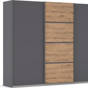 rauch Kleiderschrank Schwebetürenschrank ´s Choice Garderobe Schrank TOP ANGEBOT Avola (in 3 verschiedenen Ausstattungen BASIC/CLASSIC/PREMIUM) mit eleganten Zierleisten in Chrom, Schwarz oder Weiß MADE IN GERMANY
