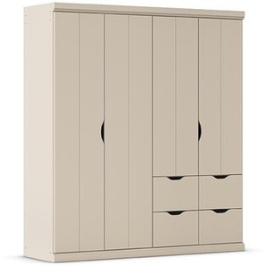 rauch Kleiderschrank »Frieda«, beige, 4-türig, 4 Schubladen
